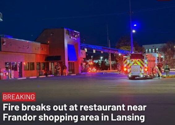 Fire Breaks Out at Flap-Jack Restaurant Near Frandor Shopping Center Lansing, Michigan
https://newsf...